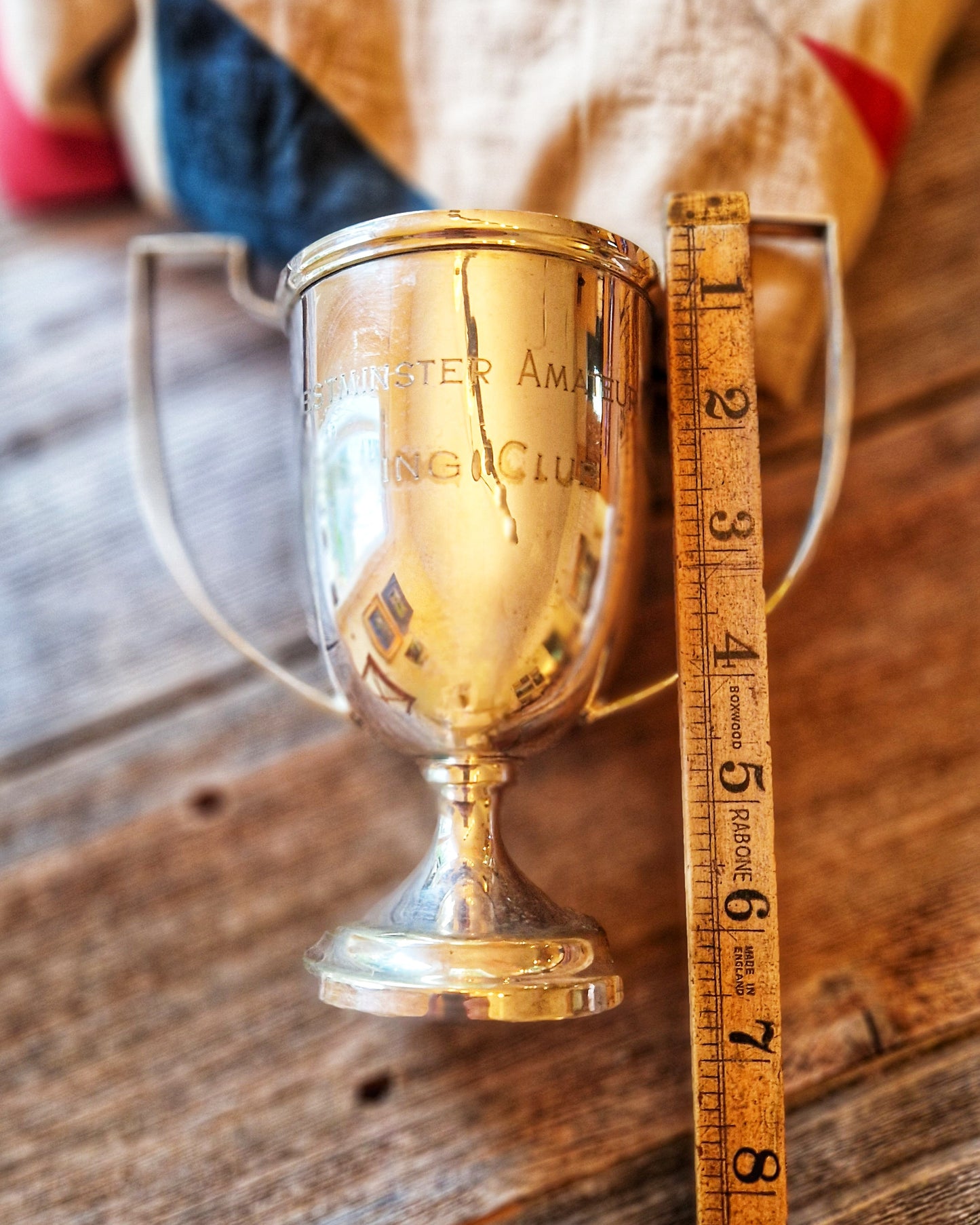 Vintage Silver Plated Boxing Trophy | Westminster Amateur Boxing Club (London), c. 1950–1970