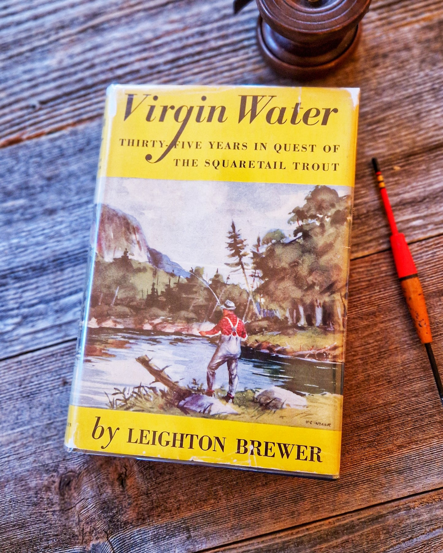 Virgin Water by Leighton Brewer – 1941 First Edition Fly Fishing Book | Vintage Angling Gift