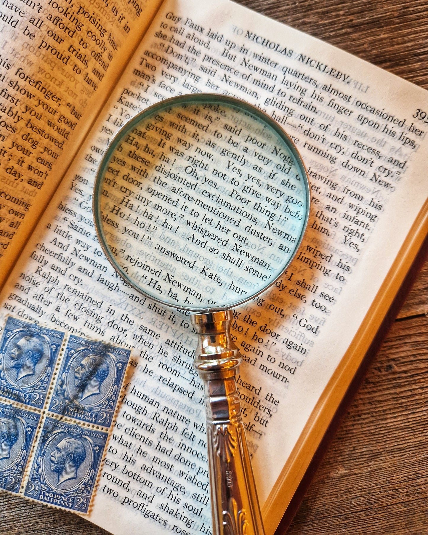 Sterling Silver-Handled Magnifying Glass by C.H. Beatson, c. 1937 | Vintage English Desk Magnifier