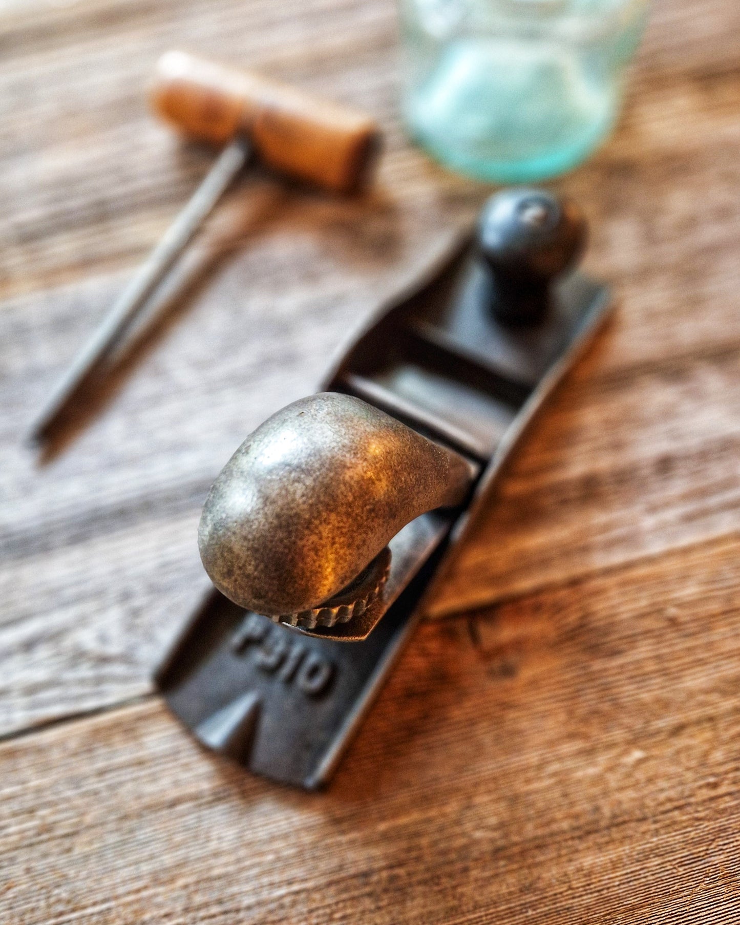 Vintage P910 Block Plane c. 1945-1955 | British Post-War Metal Woodworking Tool