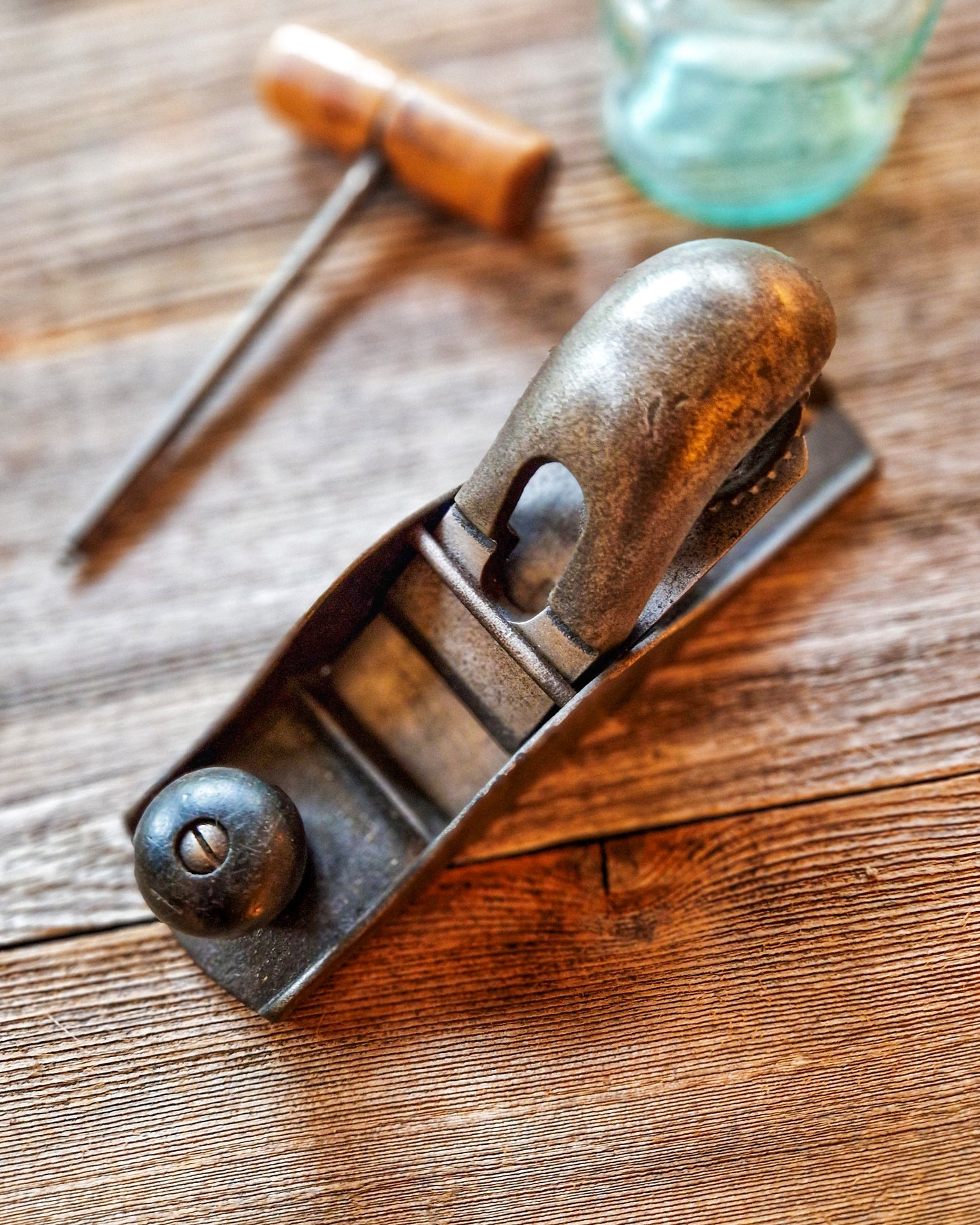 Vintage P910 Block Plane c. 1945-1955 | British Post-War Metal Woodworking Tool
