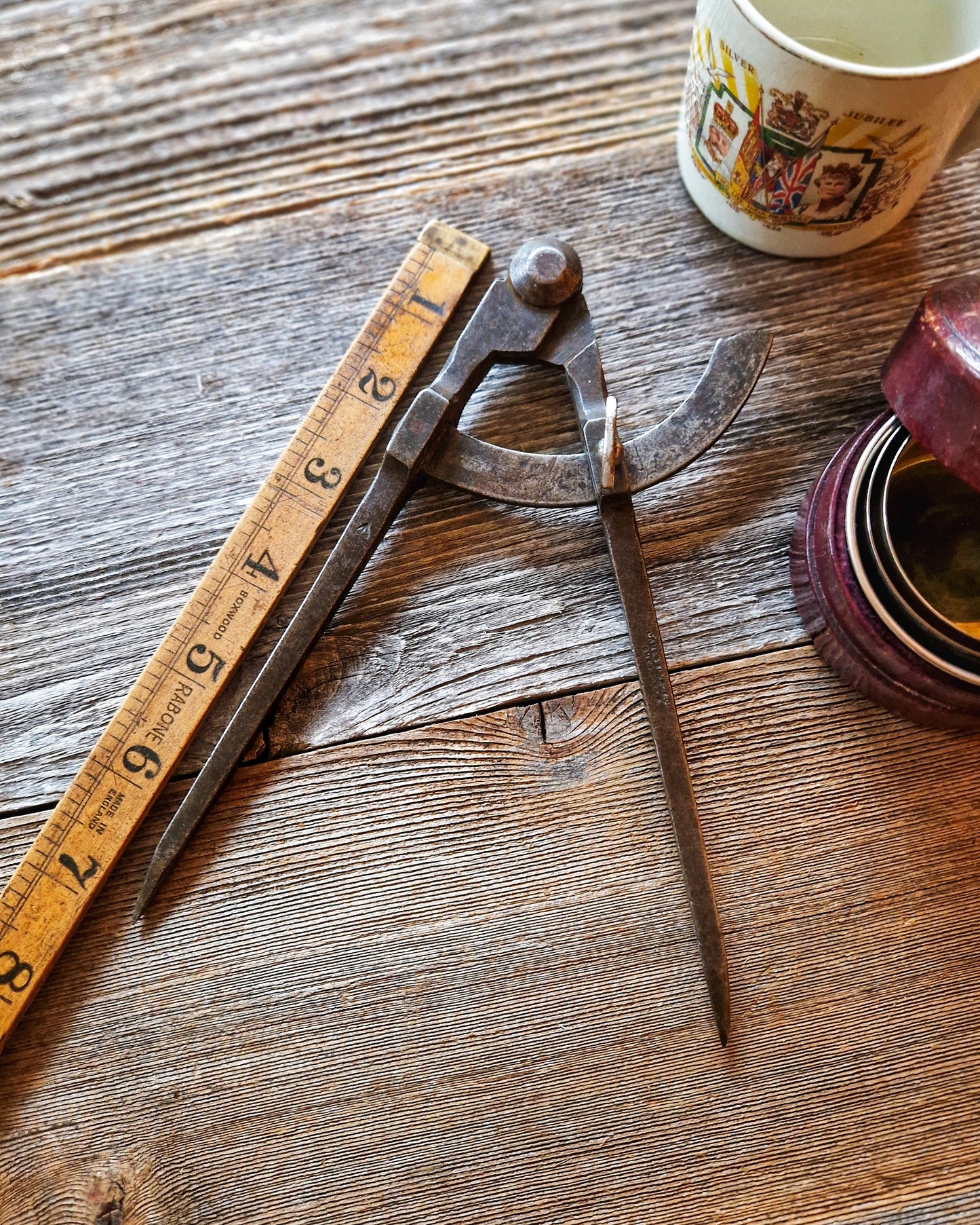 Rare WWI-Era Wing Divider by James Blyde & Co. | English Military Layout Tool c. 1890–1919