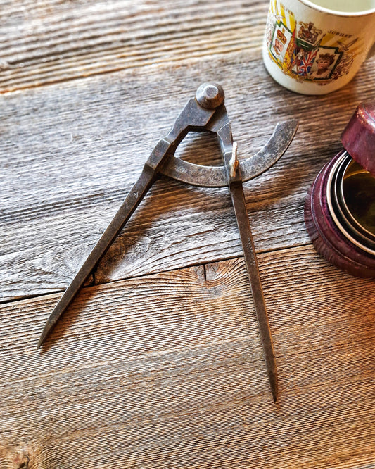 Rare WWI-Era Wing Divider by James Blyde & Co. | English Military Layout Tool c. 1890–1919