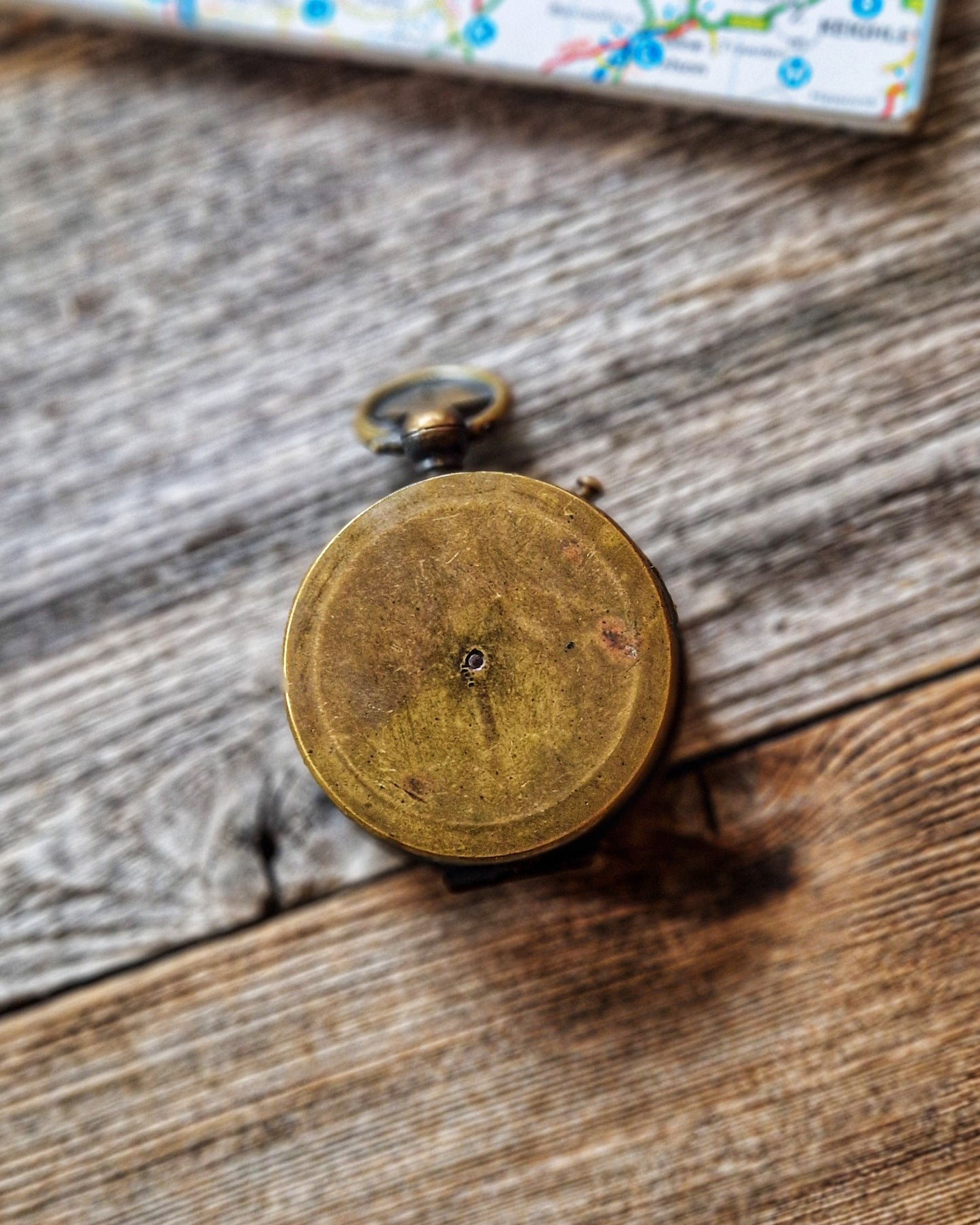 Edwardian Brass Prismatic Compass by F. Barker & Co. London | English Navigation Instrument, c. 1903–1912