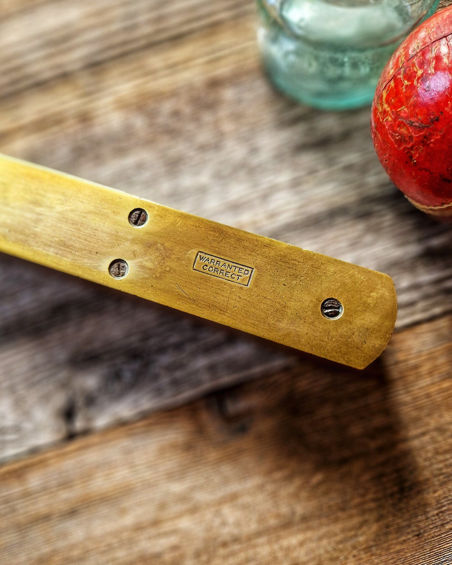 1943 18-Inch Spirit Level by W. Marples & Sons | WWII British Military-Issue Tool