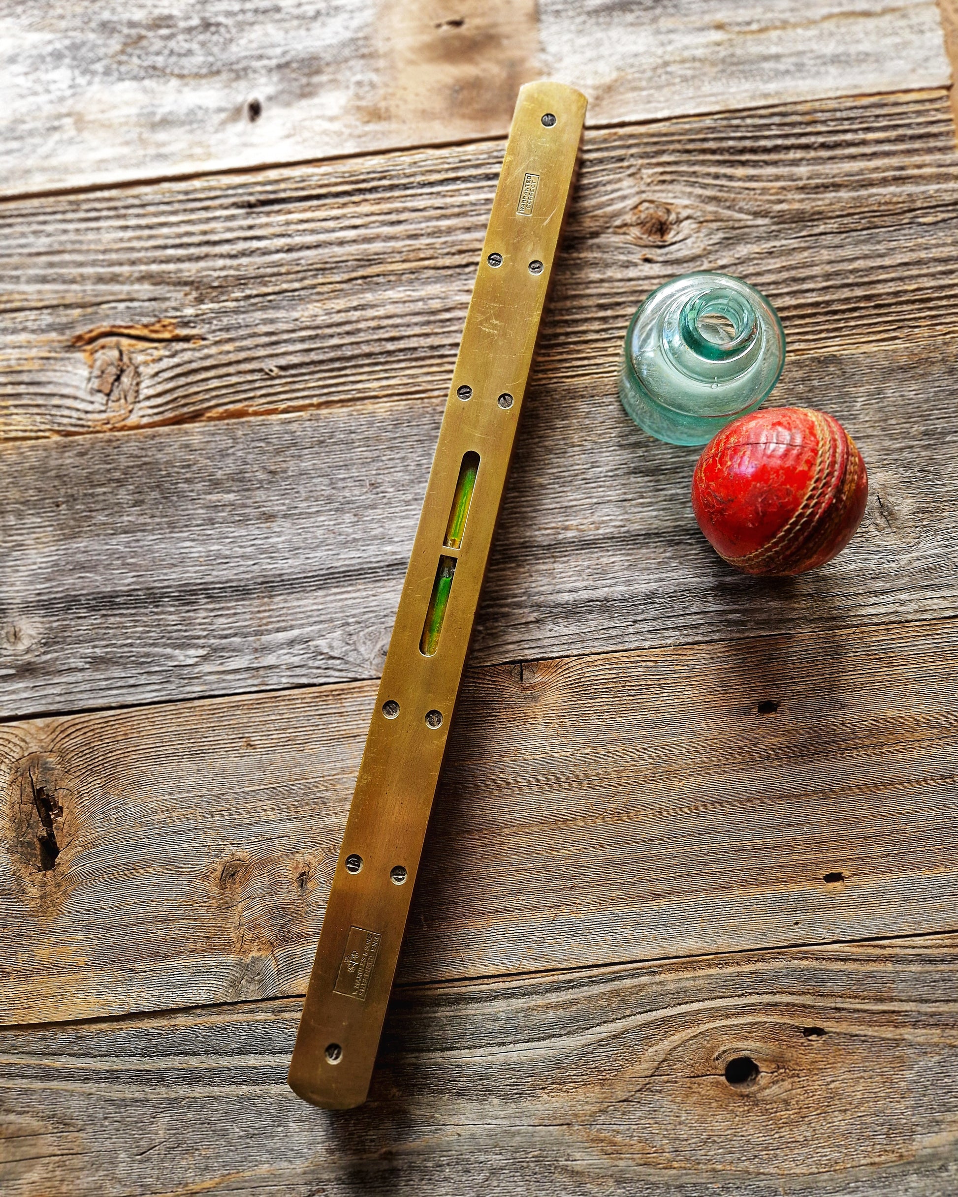 1943 18-Inch Spirit Level by W. Marples & Sons | WWII British Military-Issue Tool