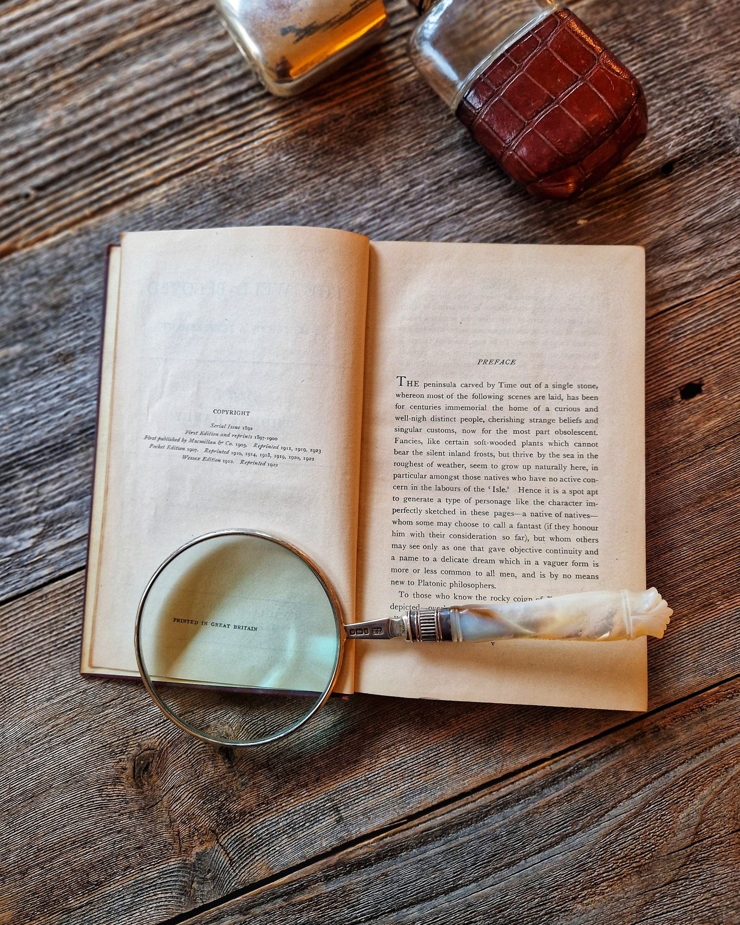 1922 MacMillian Pocket Edition of The Well-Beloved by Thomas Hardy | Red Cloth with Gilt Stamping