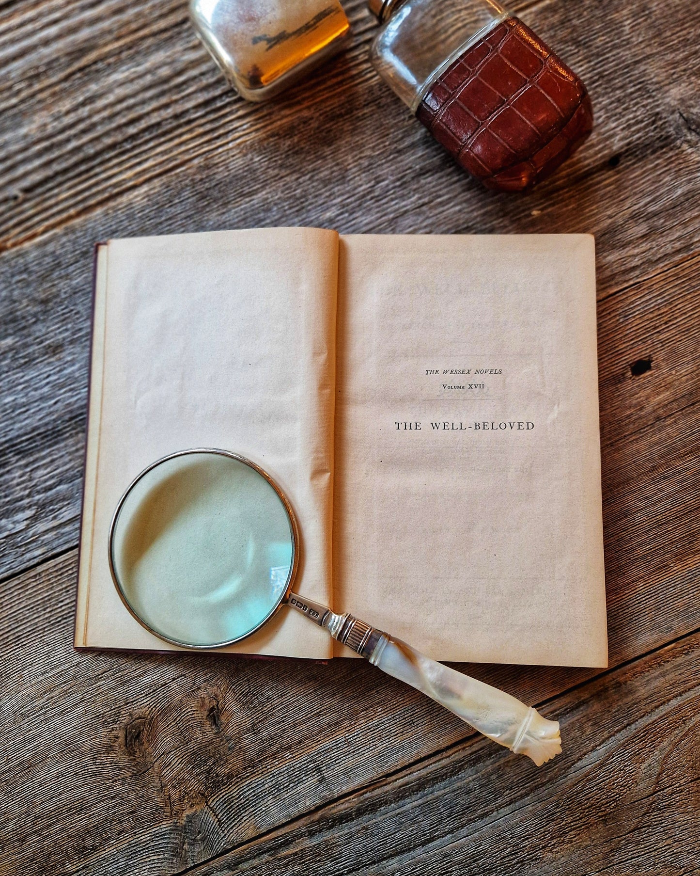 1922 MacMillian Pocket Edition of The Well-Beloved by Thomas Hardy | Red Cloth with Gilt Stamping