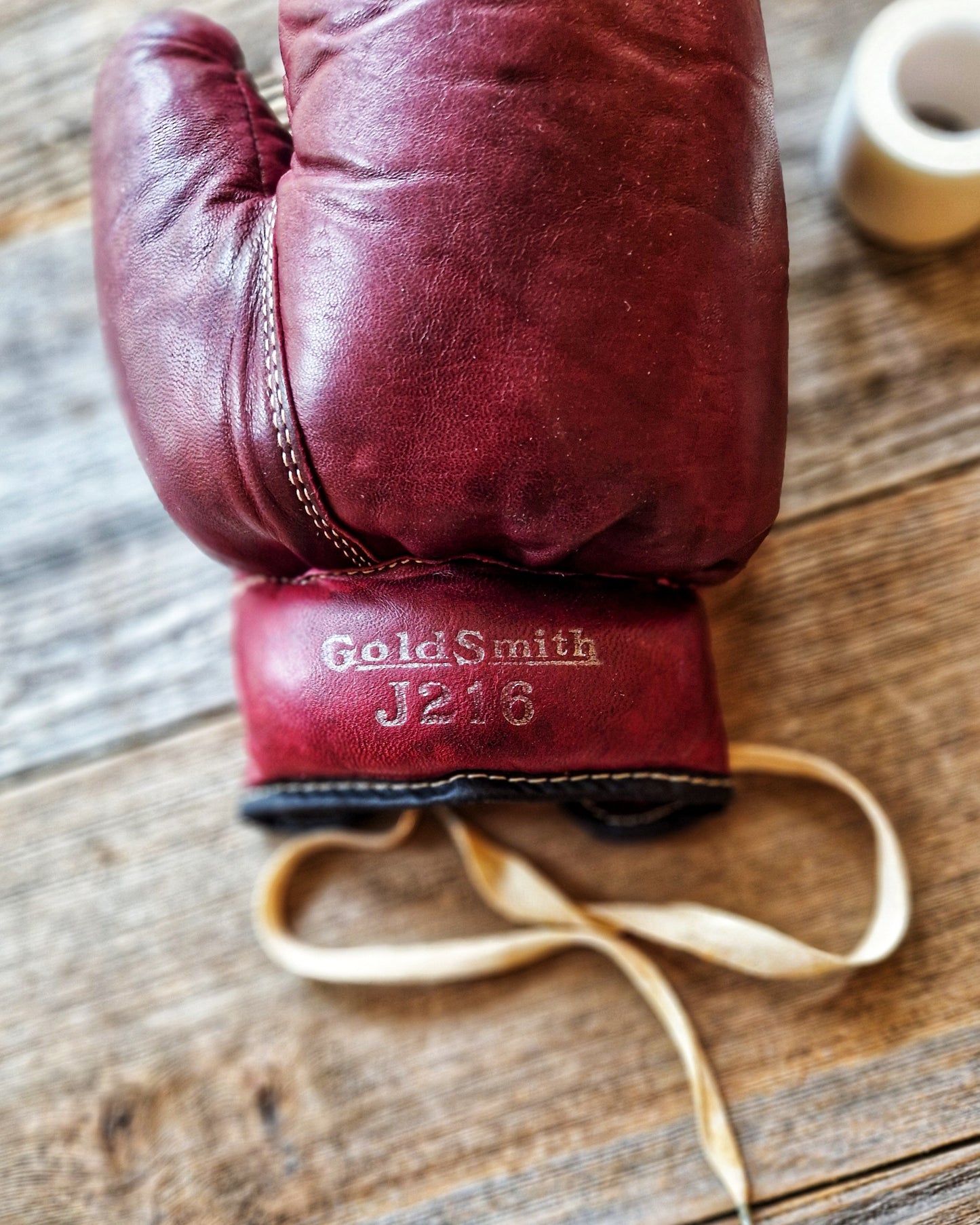 Goldsmith 1930s Leather Boxing Gloves, Model J216 | Vintage American Sports Memorabilia