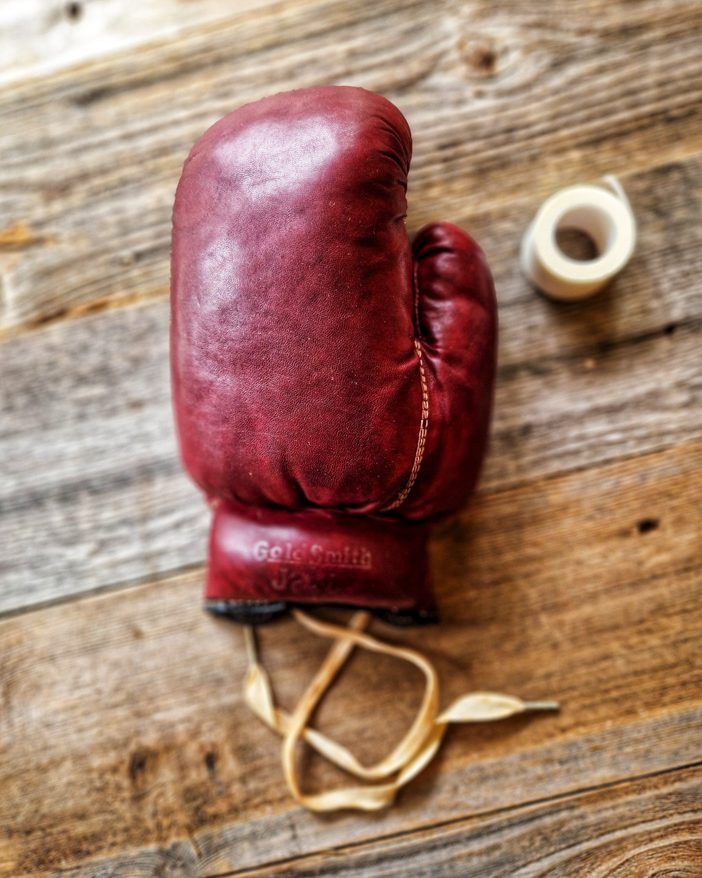 Goldsmith 1930s Leather Boxing Gloves, Model J216 | Vintage American Sports Memorabilia