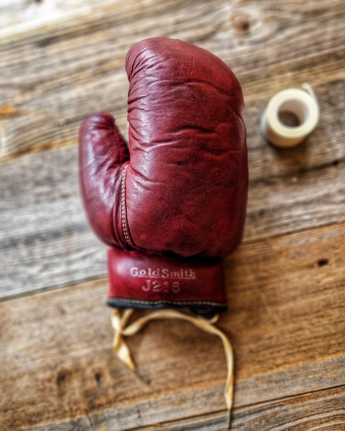 Goldsmith 1930s Leather Boxing Gloves, Model J216 | Vintage American Sports Memorabilia