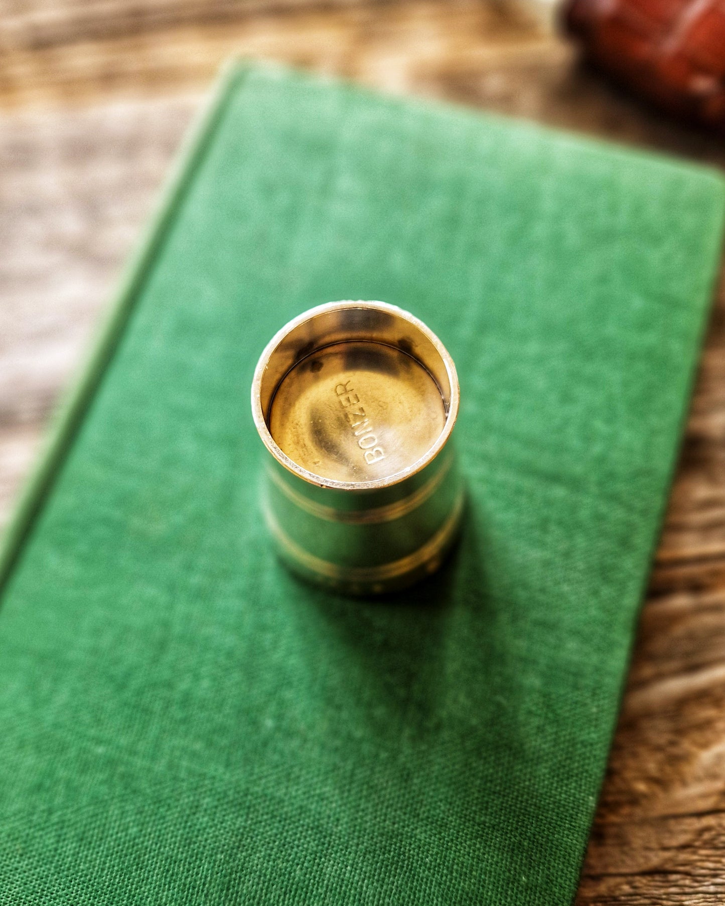 Vintage Bonzer 1/6 Gill Spirit Measure | Crown-Stamped English Pub Jigger