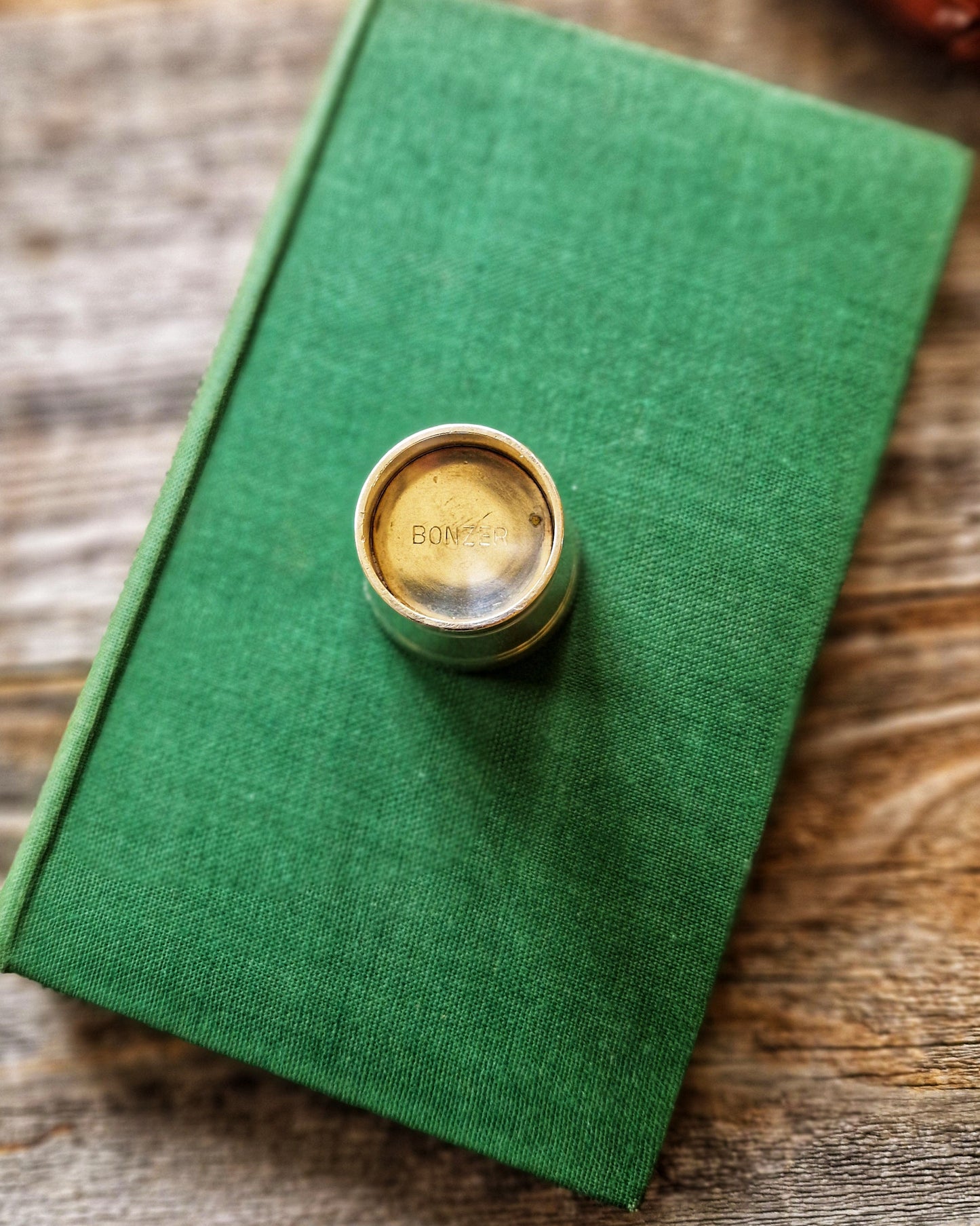 Vintage Bonzer 1/6 Gill Spirit Measure | Crown-Stamped English Pub Jigger