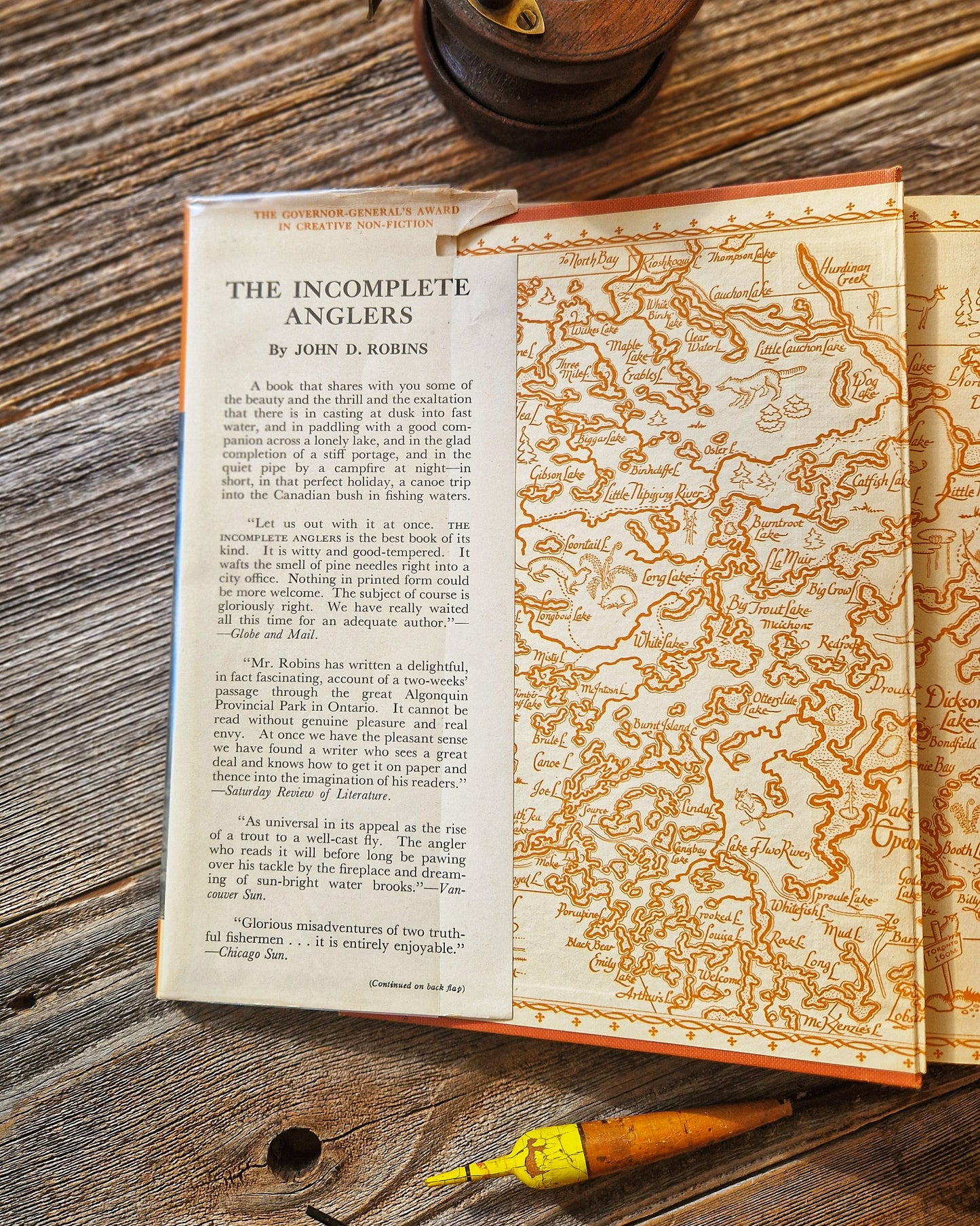 The Incomplete Anglers by John D. Robins – 1943 First Edition (Collins) | Vintage Fishing Book