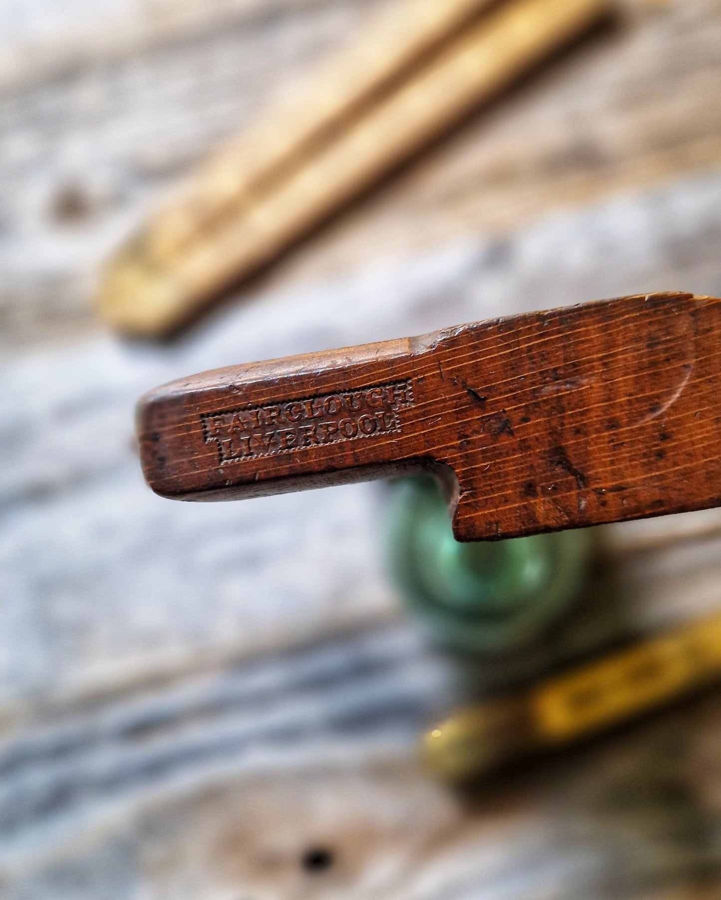 R. Fairclough Rebate (Rabbet) Plane c. 1860-1880 | Antique English Woodworking Tool