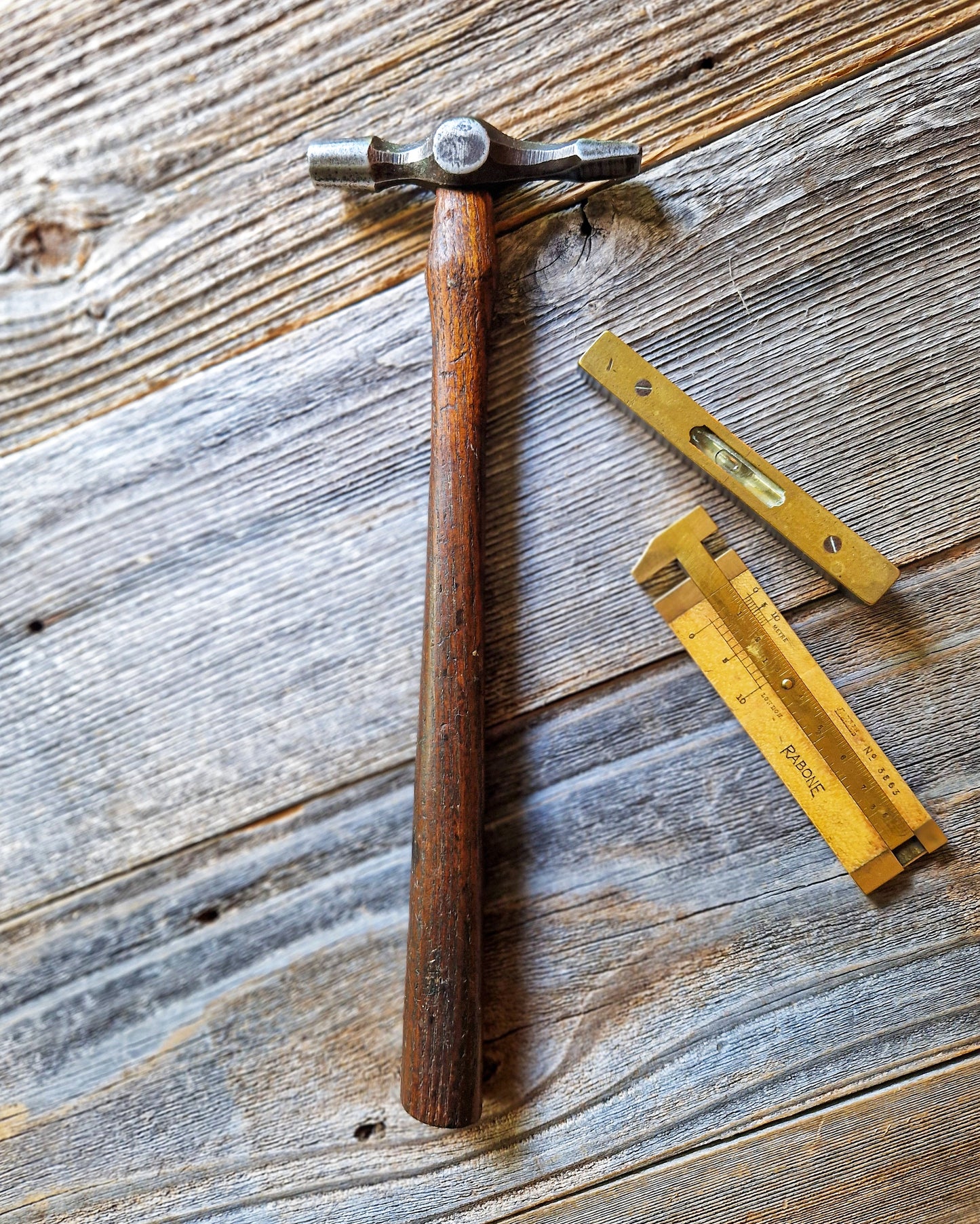 Vintage 11-Inch Cross Pein Hammer by Bedford, Sheffield c. 1930-1955 | English Engineer’s Hammer