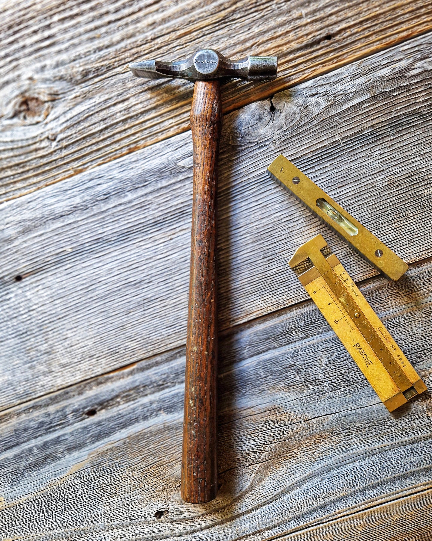Vintage 11-Inch Cross Pein Hammer by Bedford, Sheffield c. 1930-1955 | English Engineer’s Hammer