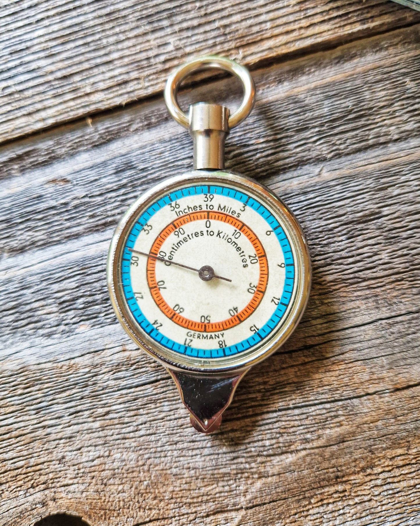 Vintage German Opisometer c. 1955-1965 | Dual-Sided Map Measurer, Travel Gift
