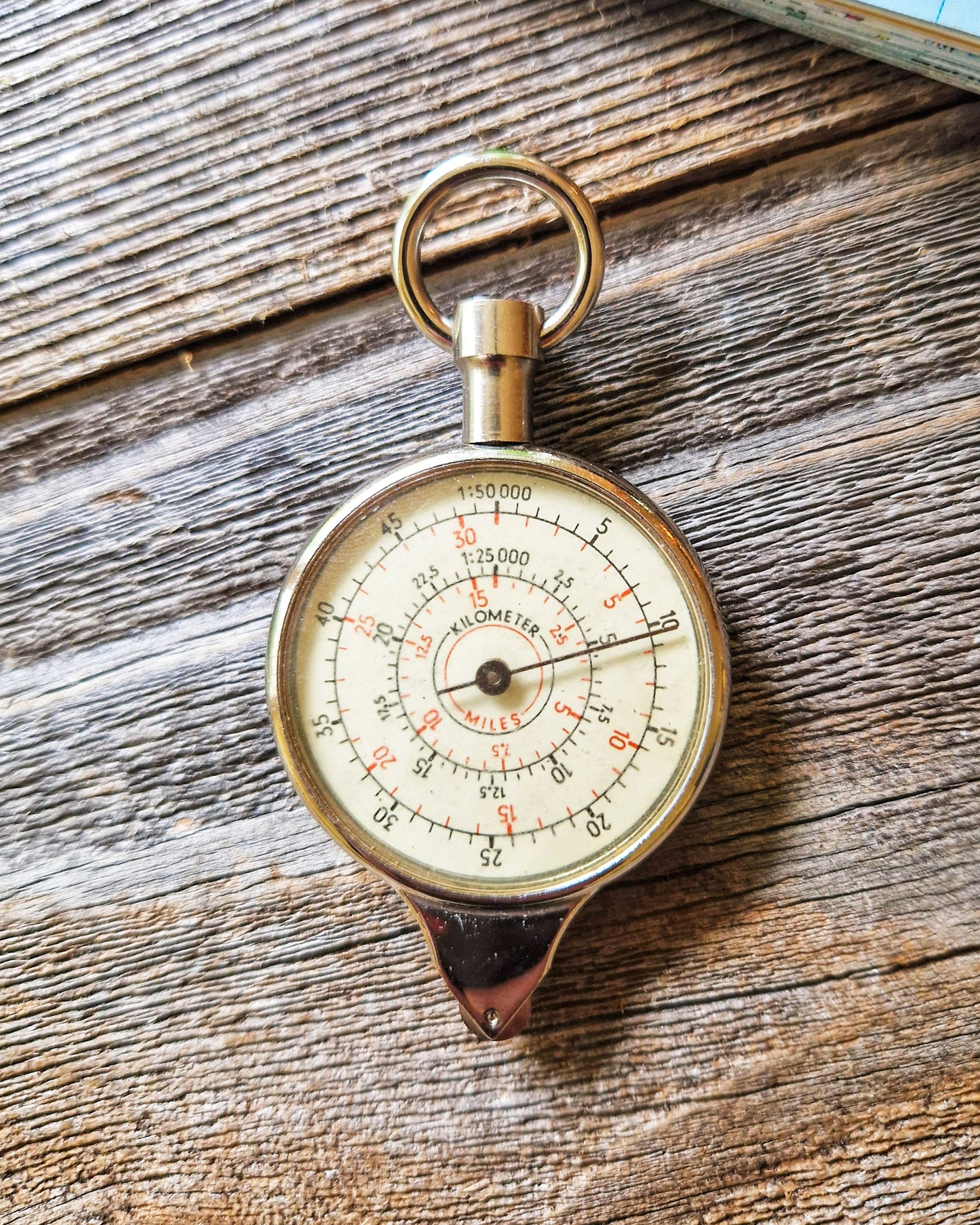 Vintage German Opisometer c. 1955-1965 | Dual-Sided Map Measurer, Travel Gift