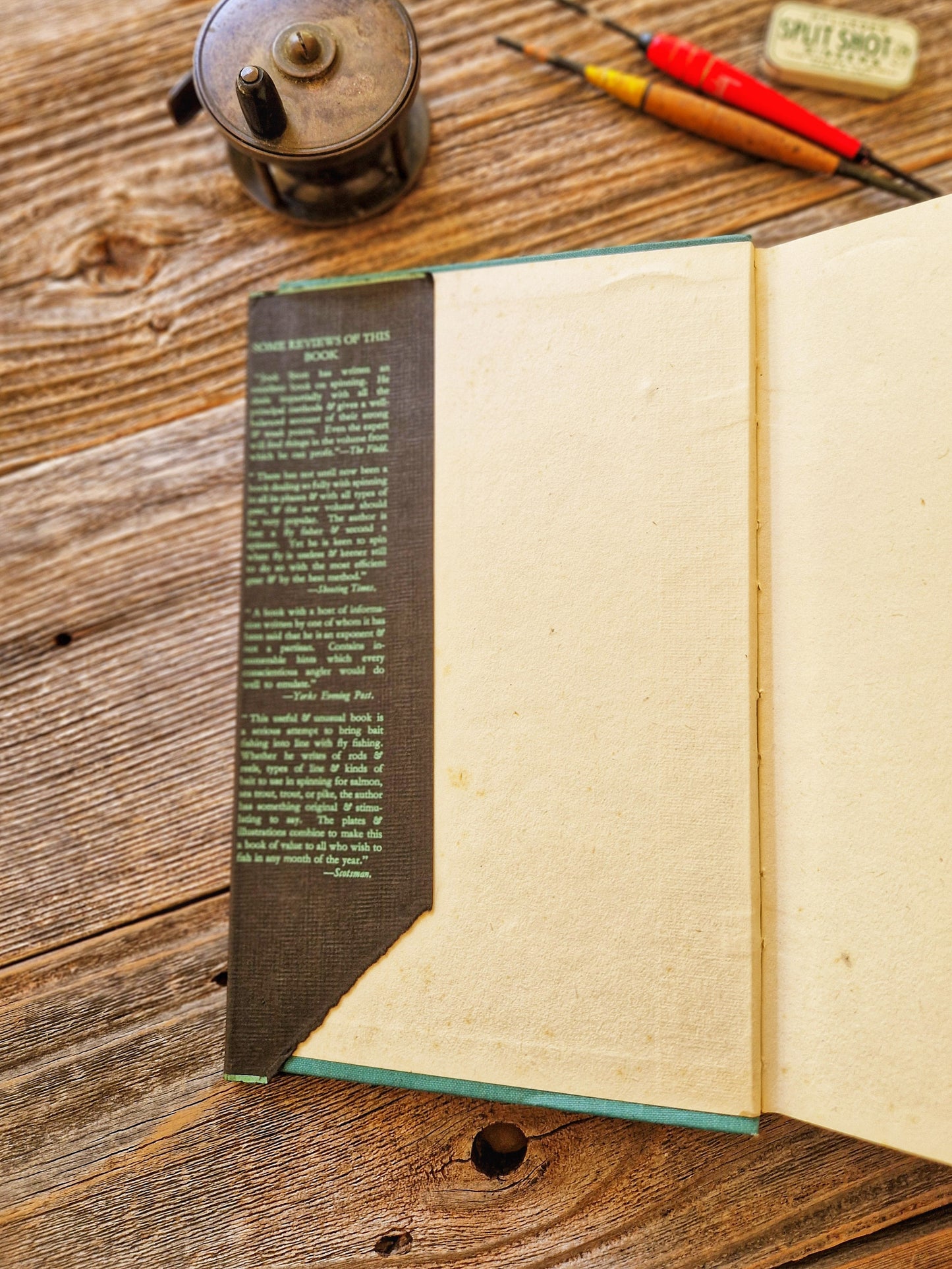 Spinning Up to Date: Trout, Salmon & Pike by Jock Scott – 1938 Angling Book, Second Edition | Vintage Fishing Gift
