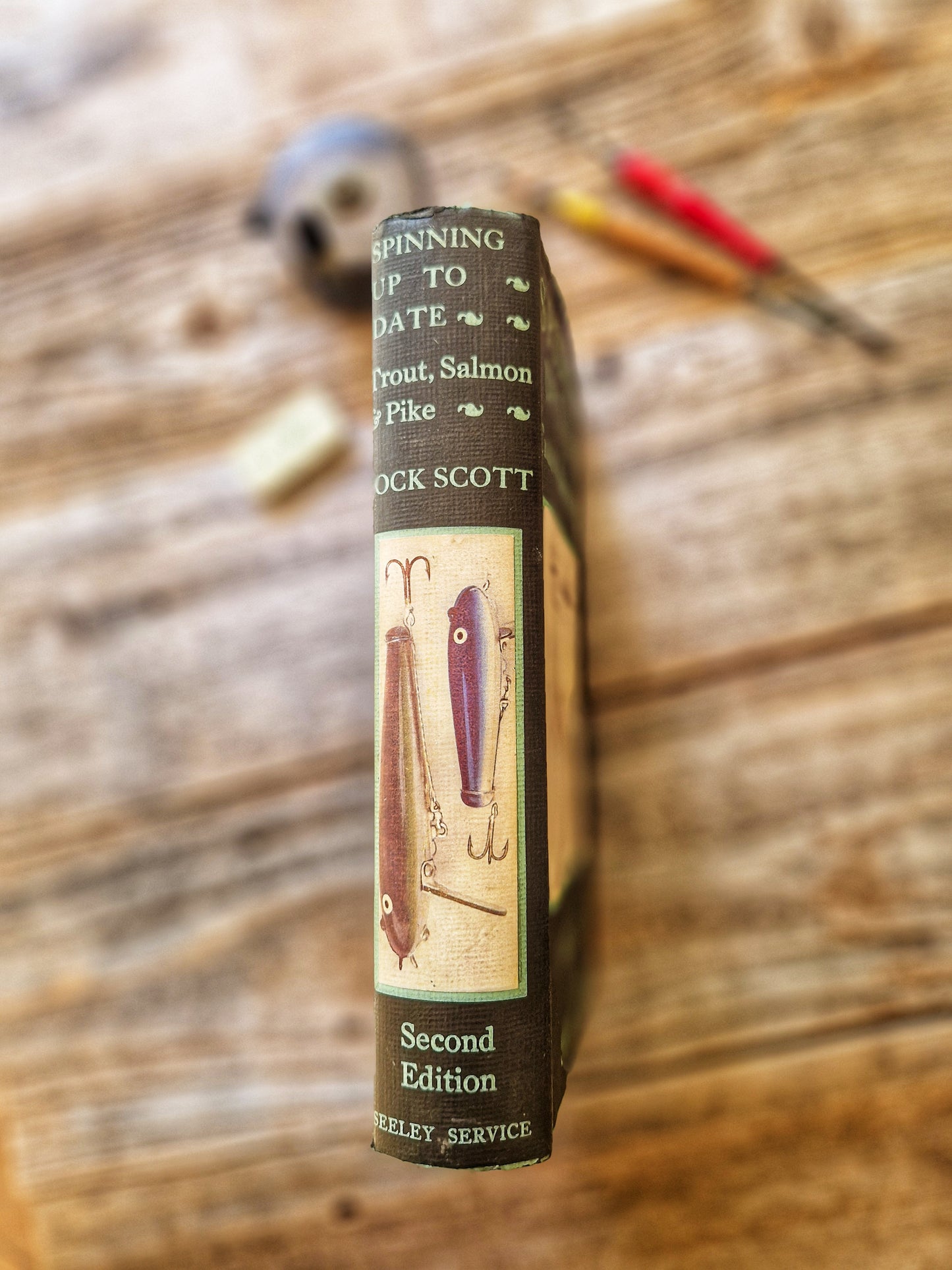 Spinning Up to Date: Trout, Salmon & Pike by Jock Scott – 1938 Angling Book, Second Edition | Vintage Fishing Gift