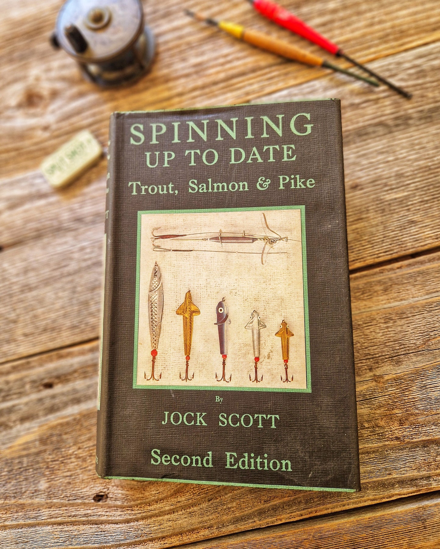 Spinning Up to Date: Trout, Salmon & Pike by Jock Scott – 1938 Angling Book, Second Edition | Vintage Fishing Gift