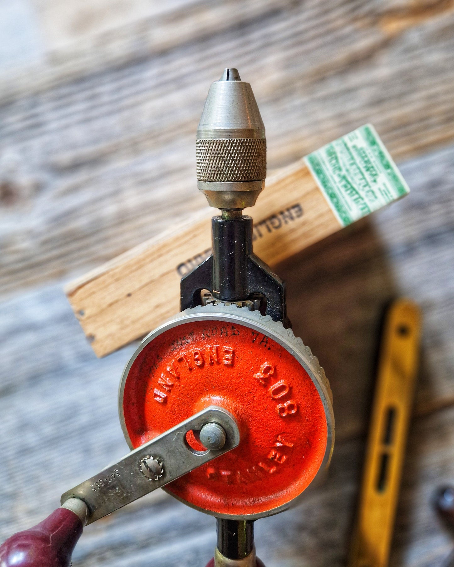 British Stanley 803 Hand Drill c. 1965-1980 | Vintage Woodworking Tool