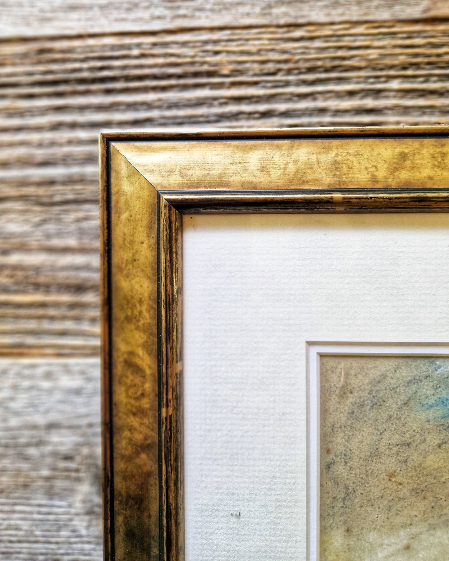 1846 British Shipwreck Painting | Victorian Watercolor & Mixed Media in 13-1/4 x 16-7/8 Frame