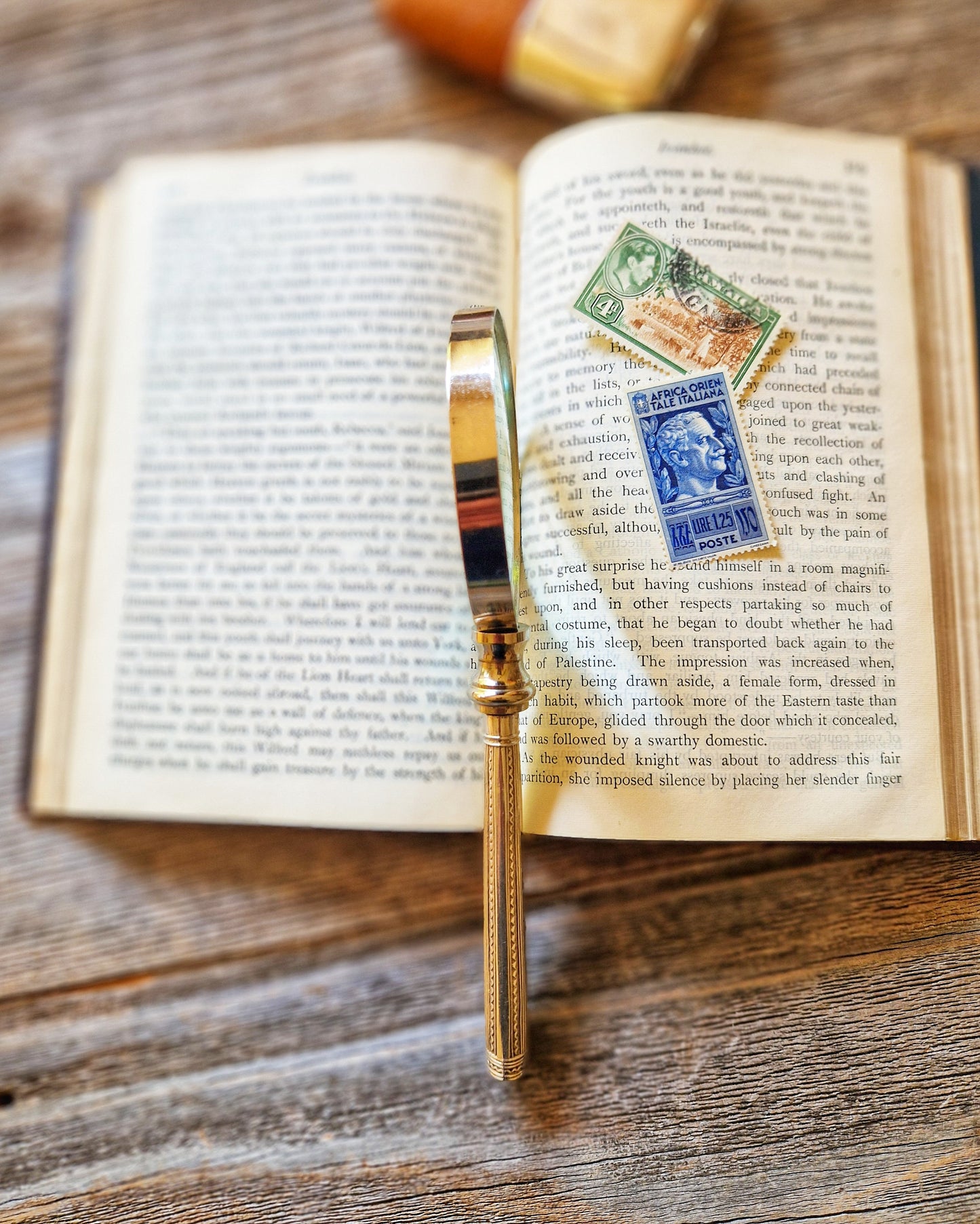 Sterling Silver-Handled Magnifying Glass by James Deakin & Sons, c. 1909 | Antique English Desk Magnifier