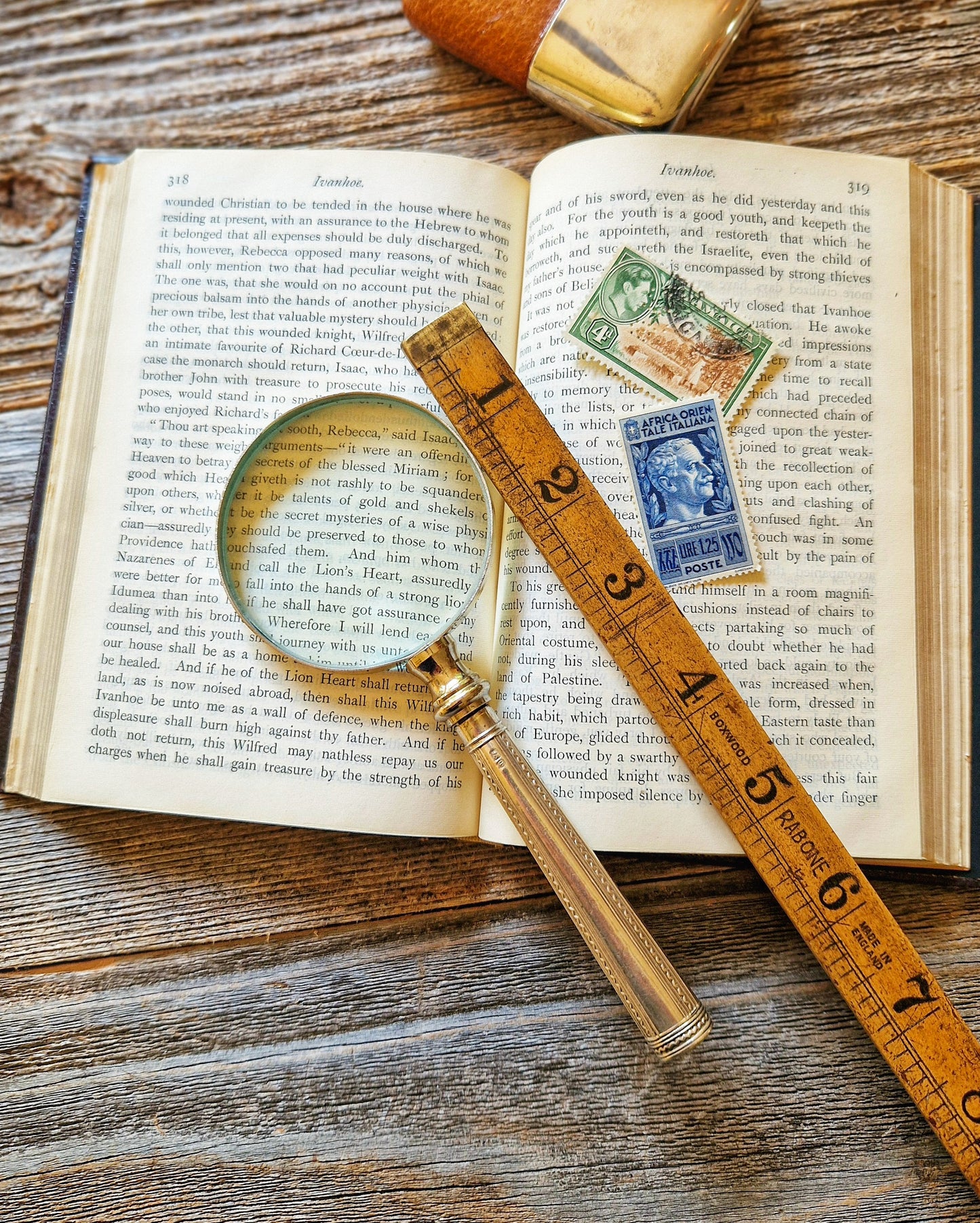 Sterling Silver-Handled Magnifying Glass by James Deakin & Sons, c. 1909 | Antique English Desk Magnifier