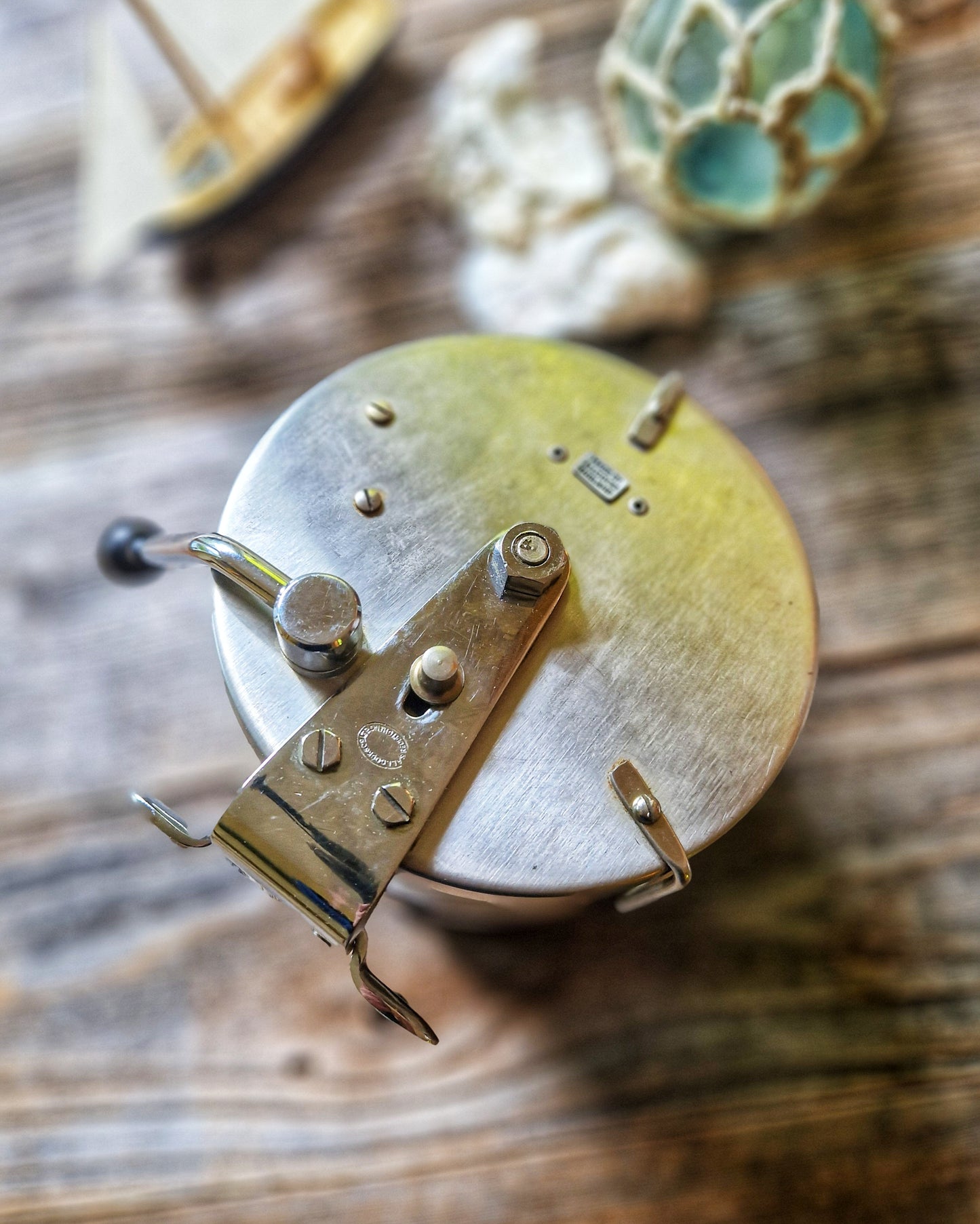 Allcock Commodore Big-Game Fishing Reel c. 1965-1969  | Large Vintage English Sea Tackle