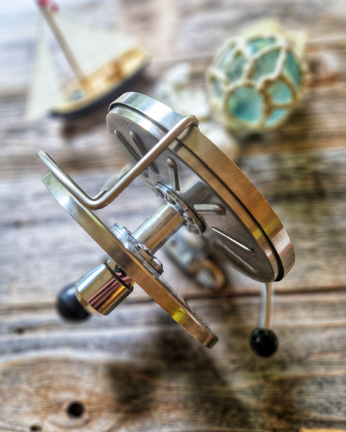 Allcock Commodore Big-Game Fishing Reel c. 1965-1969  | Large Vintage English Sea Tackle