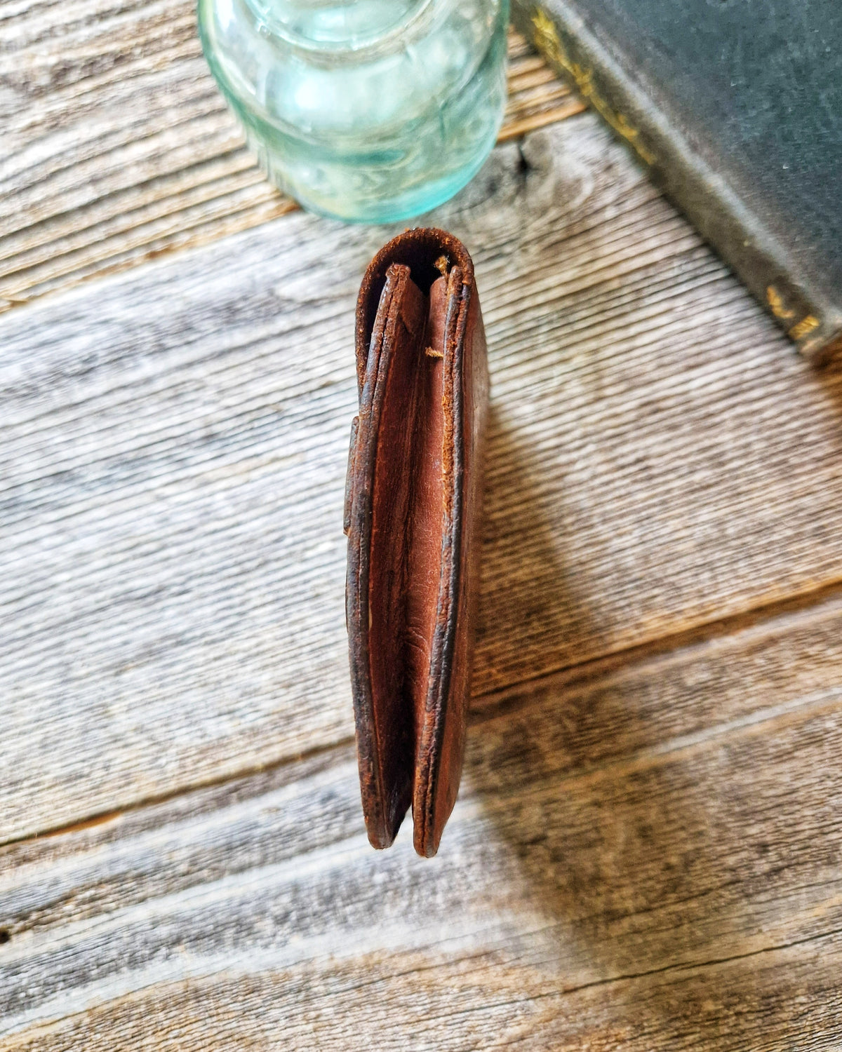 1930s Fowler’s Long Scale Calculator in Original Leather Case | Vintage English Circular Slide Rule