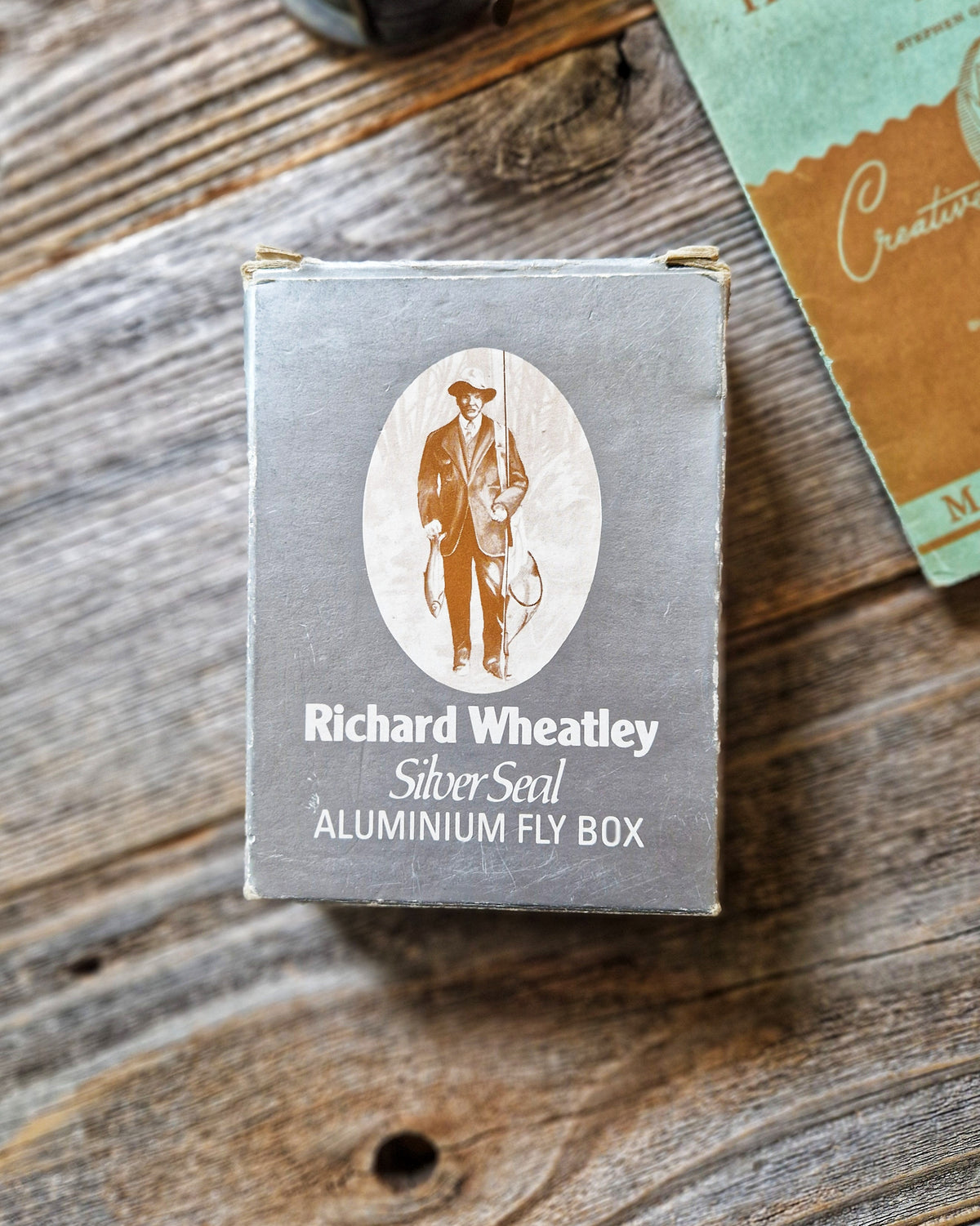 Vintage Wheatley Aluminum Fly Box Model 1407F with 68 Trout Flies | Silmalloy Case, c. 1985-1995