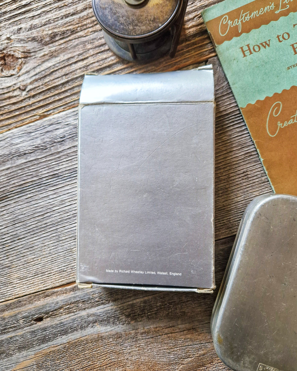 Vintage Wheatley Aluminum Fly Box Model 1407F with 68 Trout Flies | Silmalloy Case, c. 1985-1995