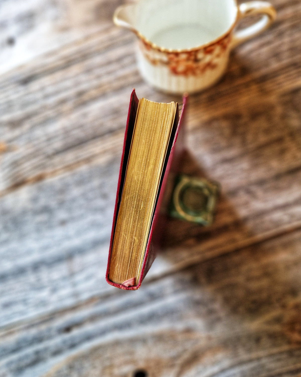 1940s Collins Pocket Edition of Waverley by Sir Walter Scott | Red Leatherette with Gilt Stamping