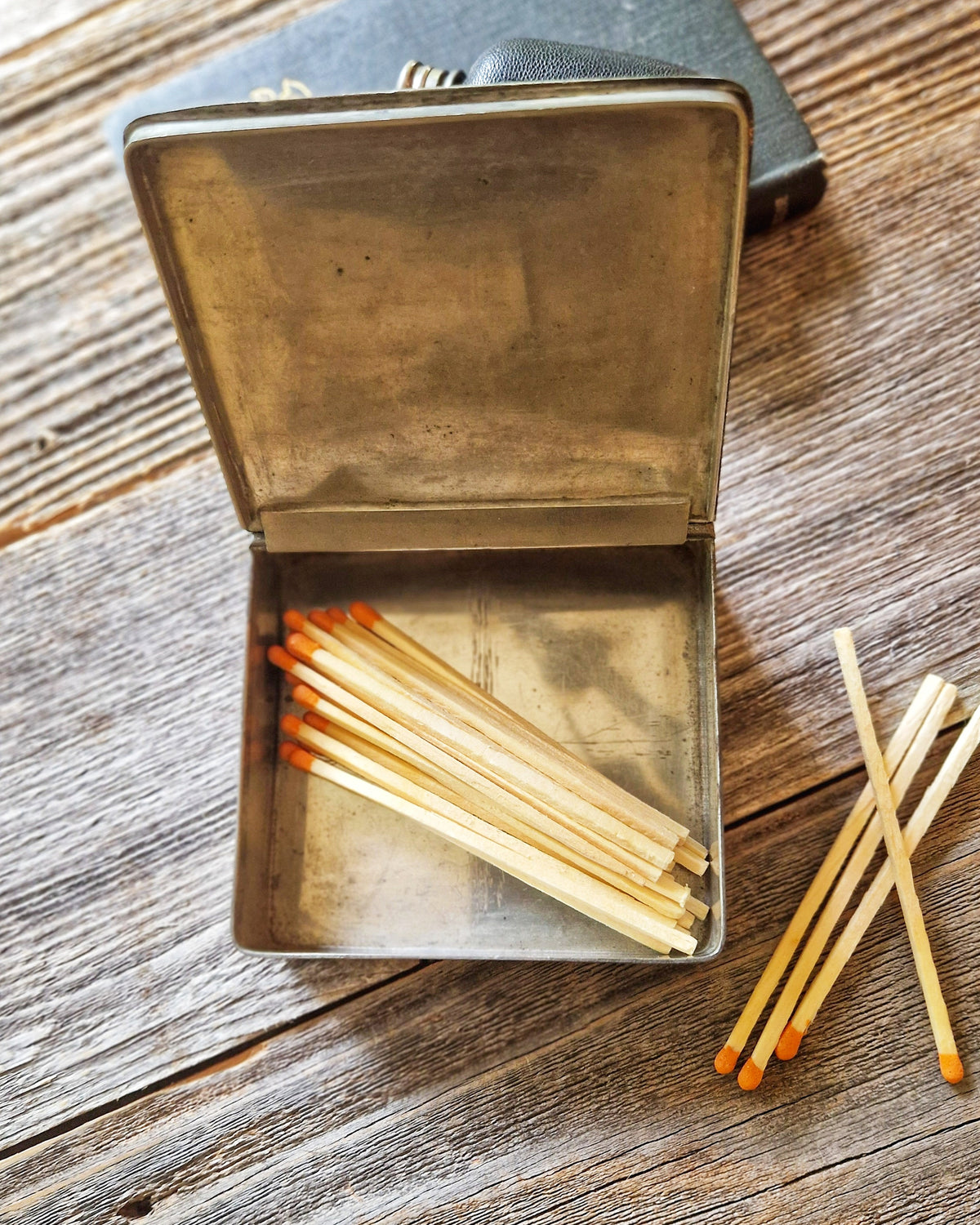 Antique James Dixon Sandwich Box in Britannia Metal | English Pewter Sporting Accessory, c. 1890–1920