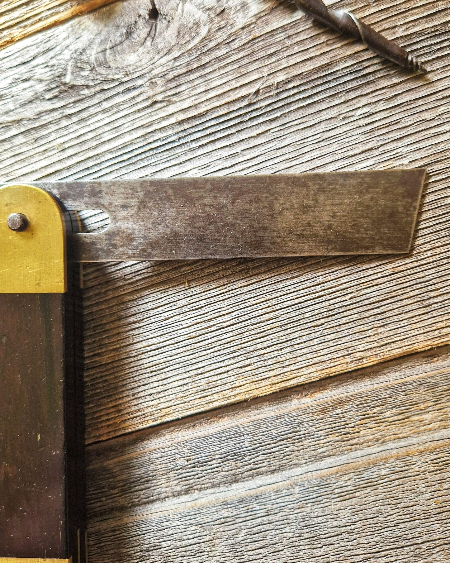 Antique Marples Sliding T-Bevel No. 2220 in Rosewood & Brass c. 1910–1930 | English Woodworking Tool